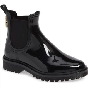 Michael Kors Tipton Chelsea Rain Booties - Black